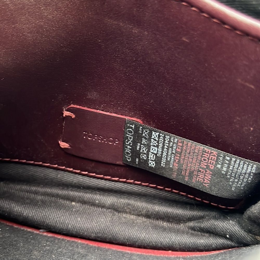 Topshop Leather and Ribbon Crossbody Bag - Picture 6 of 14